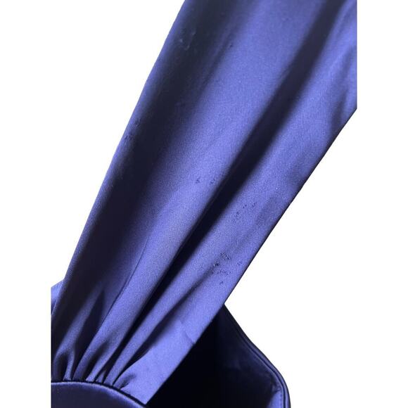 Calvin Klein Satin Sheath Dress Midnight Purple Size 4 NWT - Picture 6 of 8